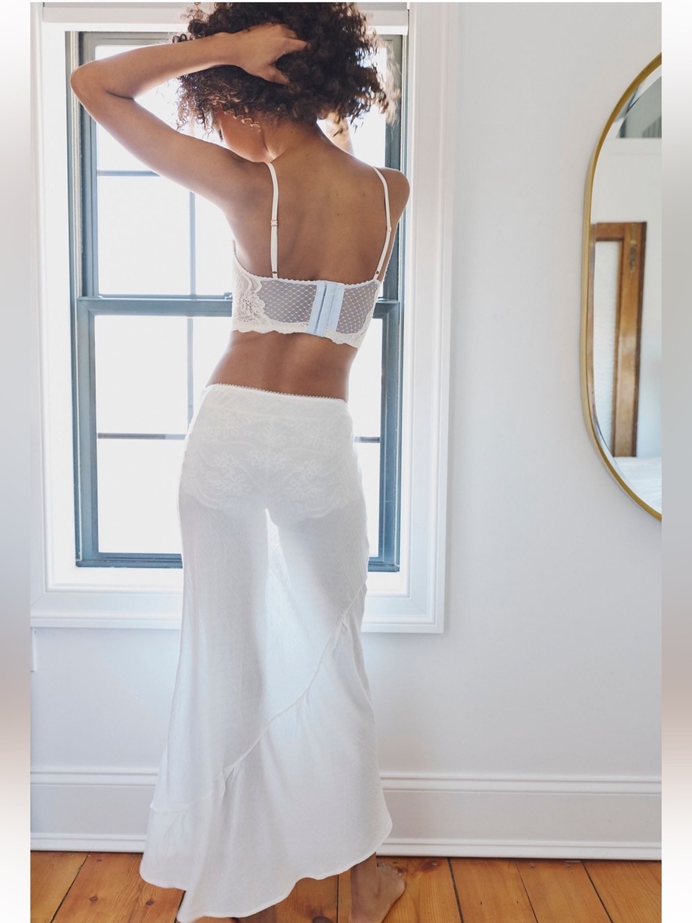 Free People Sweet On You Bias-Cut Maxi Slip
Skirt in Clean Ivory. Brand New.